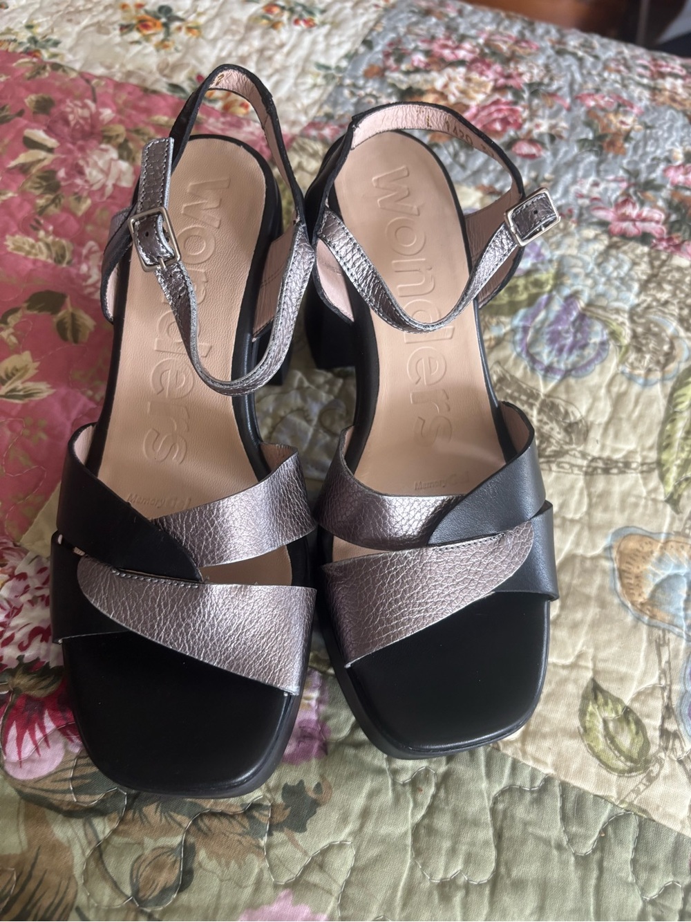Wonders “Sissa Sorella” Platform Sandals-New-Size 37